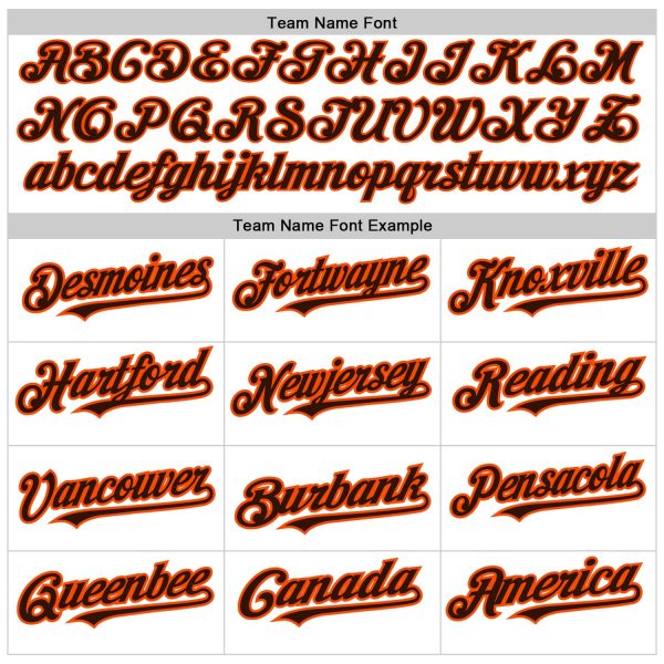 Custom White Brown-Orange 3D Pattern Design Abstract Splash Authentic Baseball Jersey - Image 4