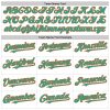 Custom White Aqua-Orange Line Authentic Baseball Jersey - Image 4