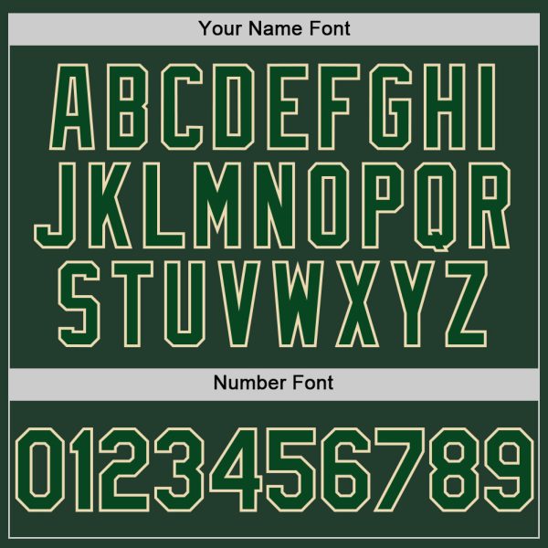 Custom Green Cream Line Authentic Baseball Jersey - Image 5