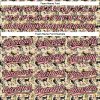 Custom Cream Medium Pink-Black 3D Pattern Design Animal Cat Authentic Baseball Jersey - Image 4