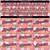 Custom Medium Pink Black 3D Pink Ribbon Breast Cancer Performance T-Shirt - Image 3