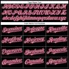Custom Black Medium Pink-Pink Authentic Baseball Jersey - Image 4