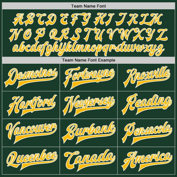 Custom Green Gold-White Bomber Full-Snap Varsity Letterman Two Tone Jacket - Image 4