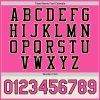 Custom Pink Black-Cream Bomber Full-Snap Varsity Letterman Two Tone Jacket - Image 4