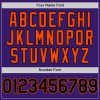 Custom Purple Black-Orange Bomber Full-Snap Varsity Letterman Two Tone Hoodie Jacket - Image 5