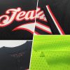 Custom Neon Green Pink-Navy Mesh Authentic Throwback Baseball Jersey - Image 2