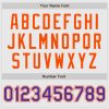 Custom White Purple Pinstripe Purple-Orange Authentic Raglan Sleeves Baseball Jersey - Image 4