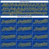 Custom Royal Royal-Gold Authentic Baseball Jersey - Image 5