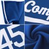 Custom Royal Royal-Gold Authentic Baseball Jersey - Image 6