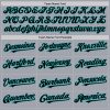 Custom Gray Black-Teal Authentic Sleeveless Baseball Jersey - Image 3