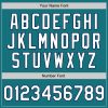 Custom Teal White-Navy Two-Button Unisex Softball Jersey - Image 5