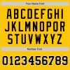 Custom Yellow Black Gray-White Authentic Split Fashion Baseball Jersey - Image 4