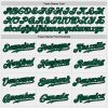 Custom White Kelly Green-Black Authentic Baseball Jersey - Image 4