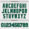 Custom White Kelly Green-Black Authentic Baseball Jersey - Image 5