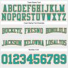 Custom Stitched White Aqua-Orange Football Pullover Sweatshirt Hoodie - Image 3