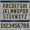 Custom Gray Navy-Old Gold Authentic Baseball Jersey - Image 4