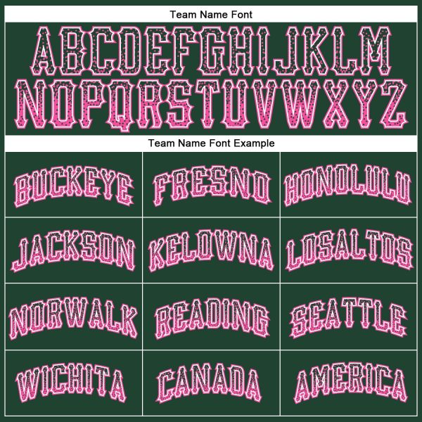Custom Green Pink-White Authentic Drift Fashion Baseball Jersey - Image 4