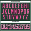Custom Green Pink-White Authentic Drift Fashion Baseball Jersey - Image 5