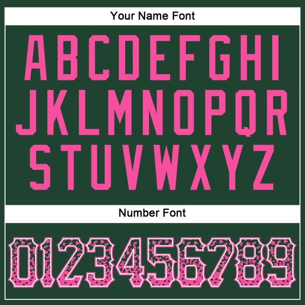 Custom Green Pink-White Authentic Drift Fashion Baseball Jersey - Image 5