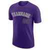 Custom Purple Black-Gray Performance T-Shirt - Image 5