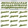 Custom White Green-Gold Authentic Baseball Jersey - Image 4