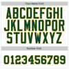 Custom White Green-Gold Authentic Baseball Jersey - Image 5